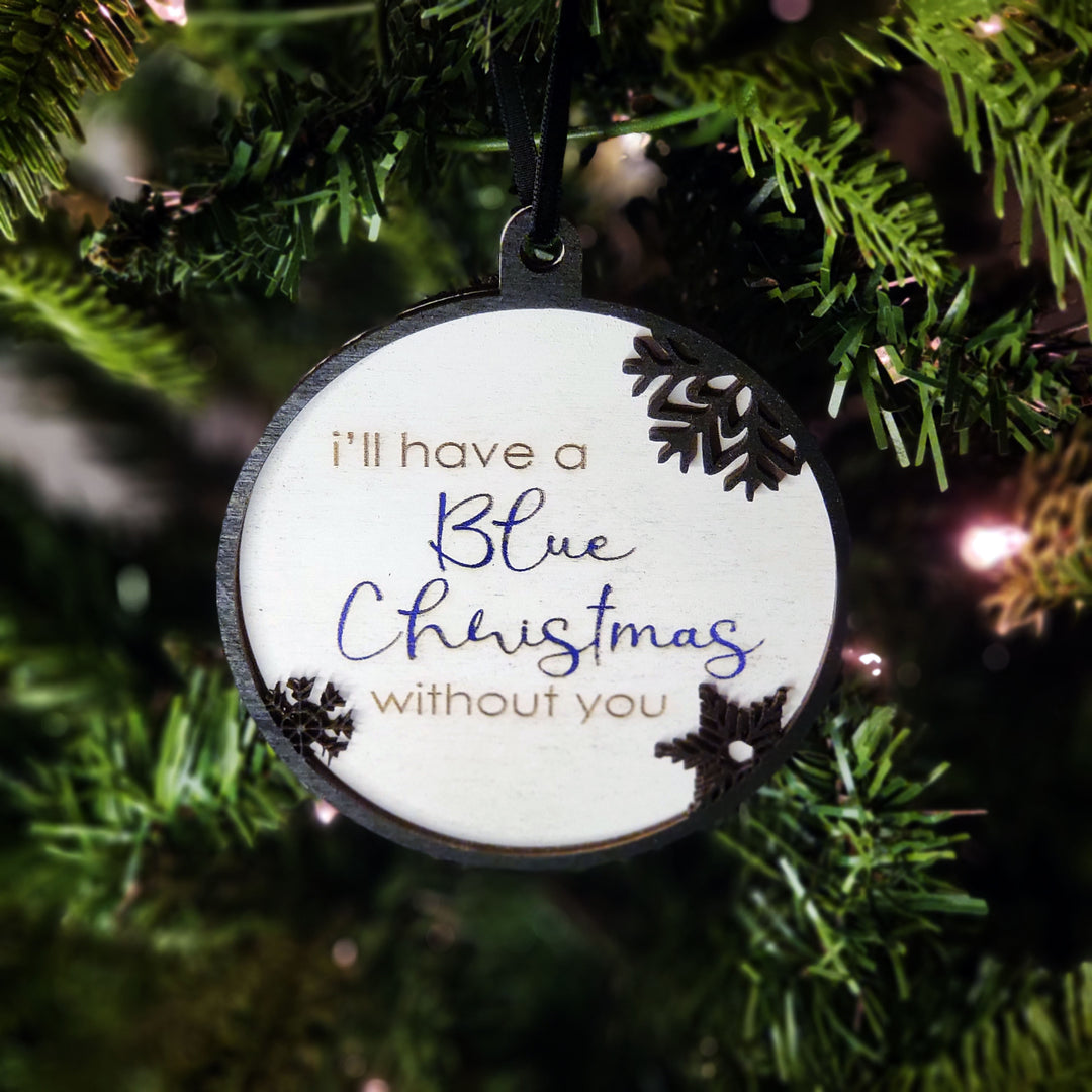 Ornament - Elvis - Blue Christmas