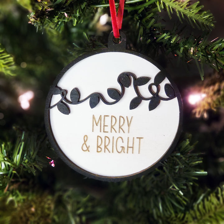 Ornament - Merry and Bright